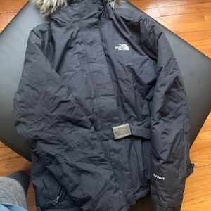 North Face Coat with Buckle